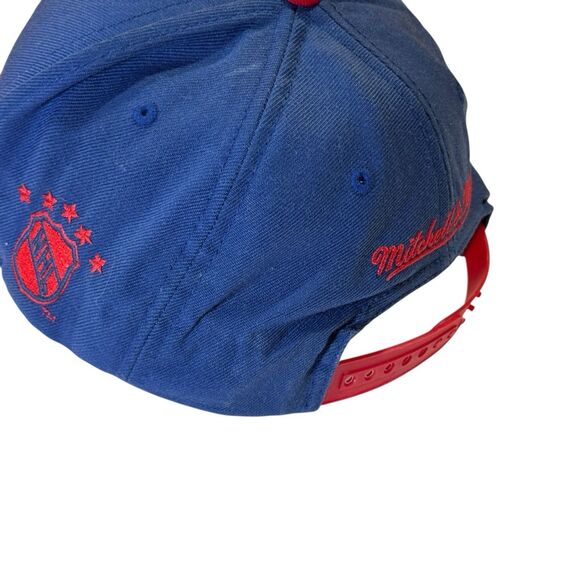 Mitchell & Ness Vintage Hockey Winnipeg Jets Wool Snapback Hat Blue/Red - Picture 4 of 15